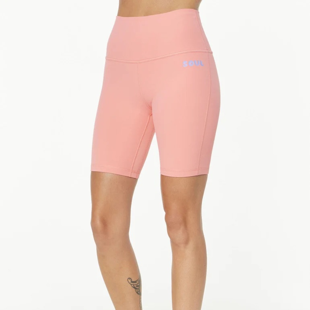 Lululemon SoulCycle Align™ High-Rise Short 8" Rasberry Cream Size 6 - Brand New